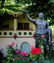 Garden statue.